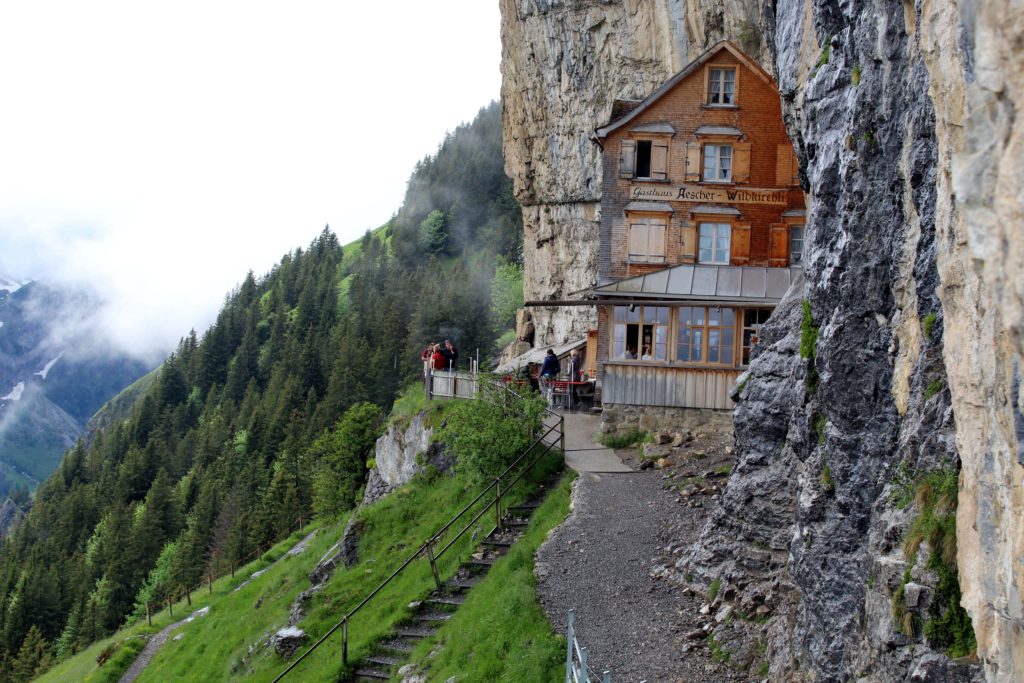 AMAZING HIKE TO ONE OF THE OLDEST MOUNTAIN INNS-AESCHER GUESTHOUSE ...