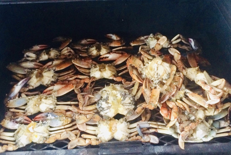 Grilled Crabs- Cajun Style